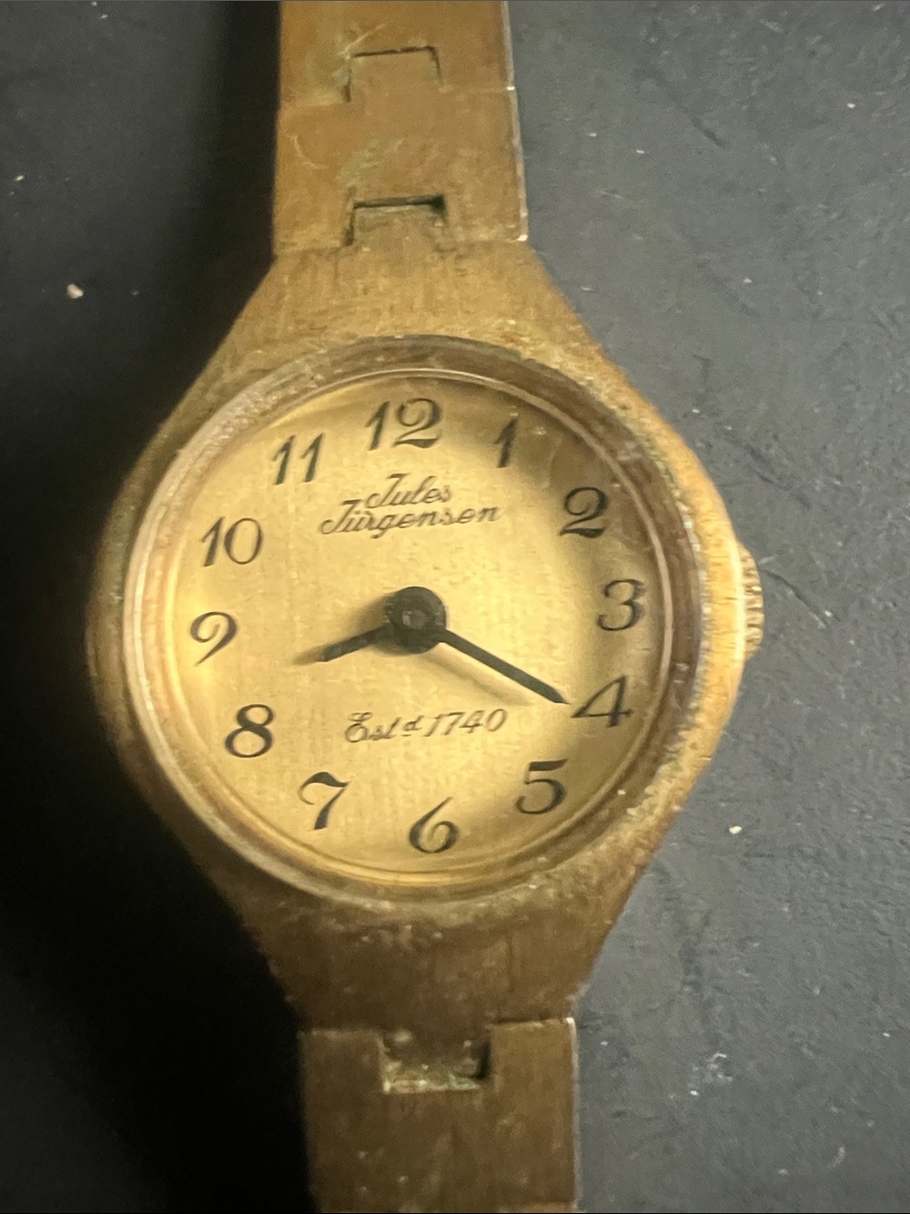 Jules Jurgensen Gold Tone Ladies Wristwatch